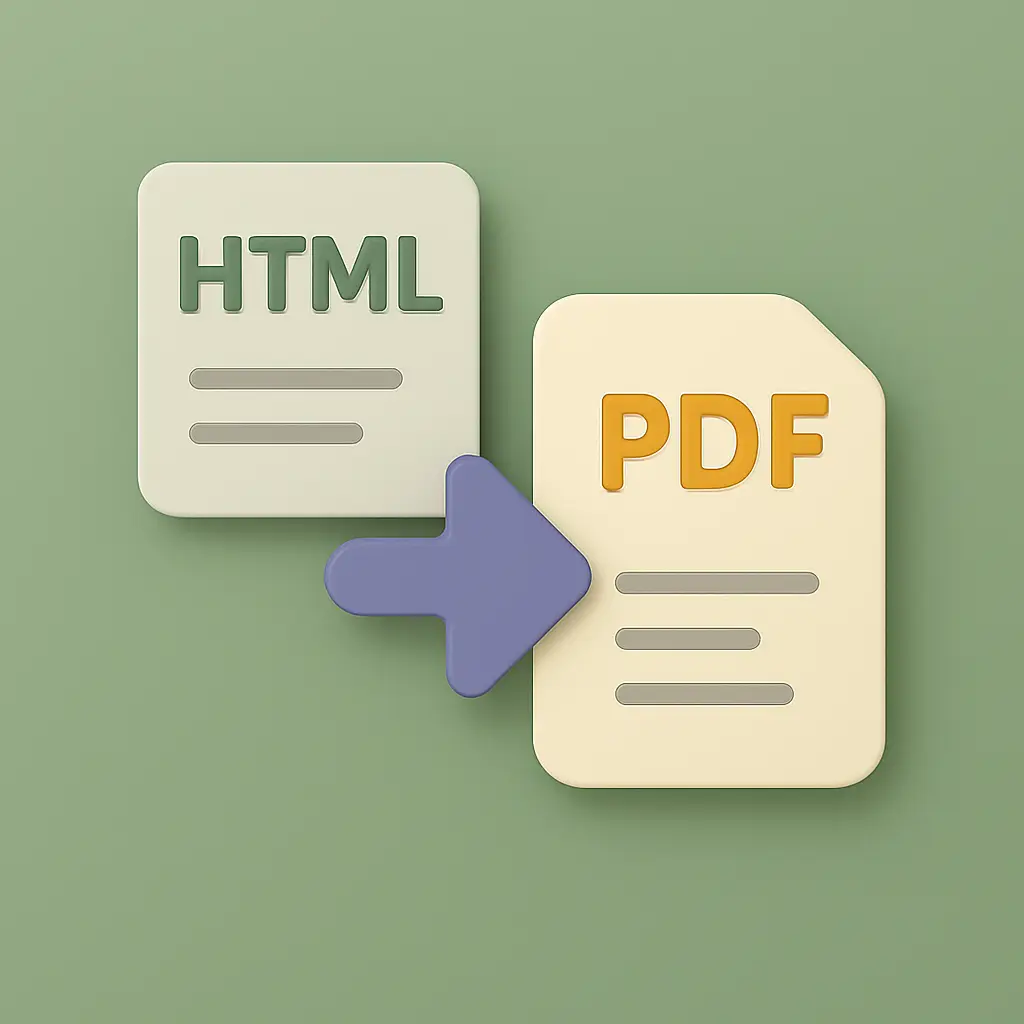 HTML to PDF